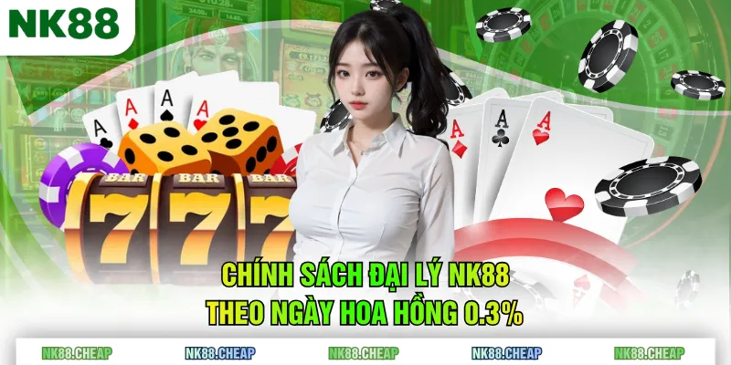 Chính sách đại lý NK88 theo ngày hoa hồng 0.3%